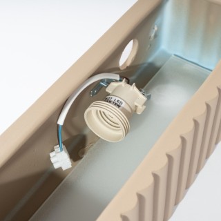 Applique en céramique RIGATA taupe