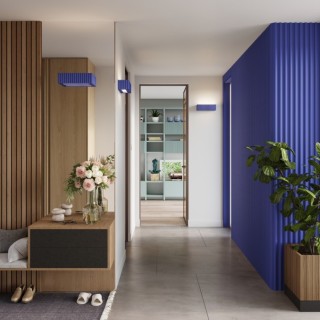 Applique en céramique RIGATA outremer