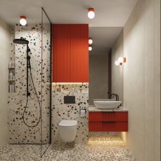 Applique ZORI peach IP44