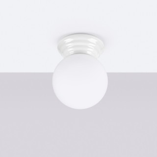 Plafonnier ZORI blanc IP44