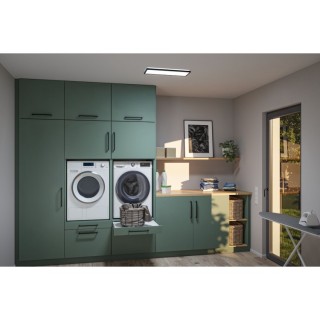 Panneau LED Atria Shine White Select IP44 carré 560x200mm  15,2W 2030lm 3000 - 6500K Noir