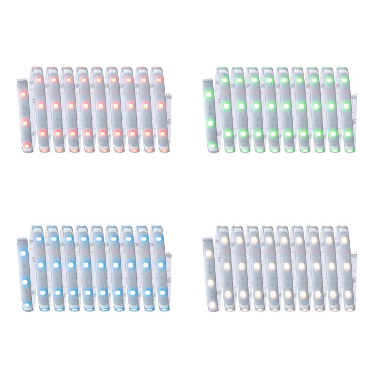 MaxLED 250 Strip LED Smart Home Zigbee 3.0 Kit de base 3m RGBW+ 3m revêtue IP44 15W 200lm/m 30 LEDs/m RGBW+ 36VA