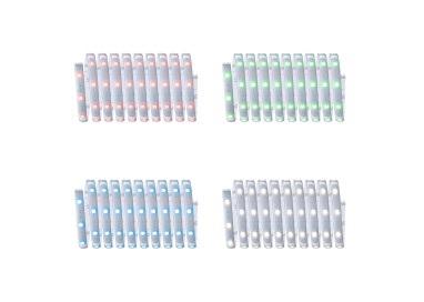 MaxLED 250 Strip LED Smart Home Zigbee 3.0 Kit de base 3m RGBW+ 3m revêtue IP44 15W 200lm/m 30 LEDs/m RGBW+ 36VA