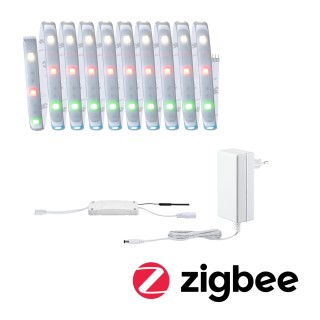 MaxLED 250 Strip LED Smart Home Zigbee 3.0 Kit de base 3m RGBW+ 3m revêtue IP44 15W 200lm/m 30 LEDs/m RGBW+ 36VA