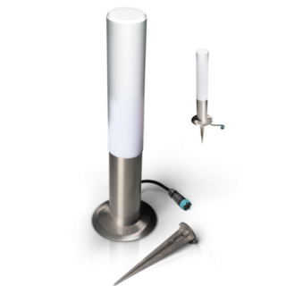 Borne en Inox tubulaire à piquer système Easy Connect 45cm 64040