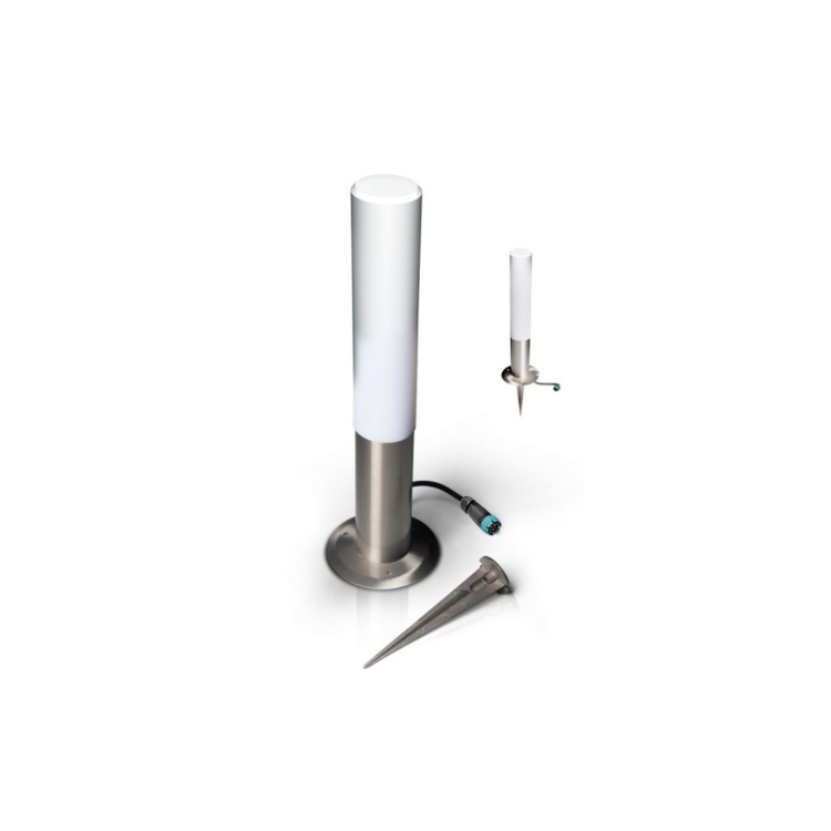 Borne en Inox tubulaire à piquer système Easy Connect 45cm 64040