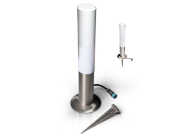 Borne en Inox tubulaire à piquer système Easy Connect 45cm 64040