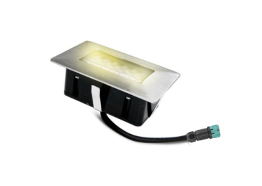 Balise spot LED rectangulaire blanc chaud encastrée 65446 Easy Connect