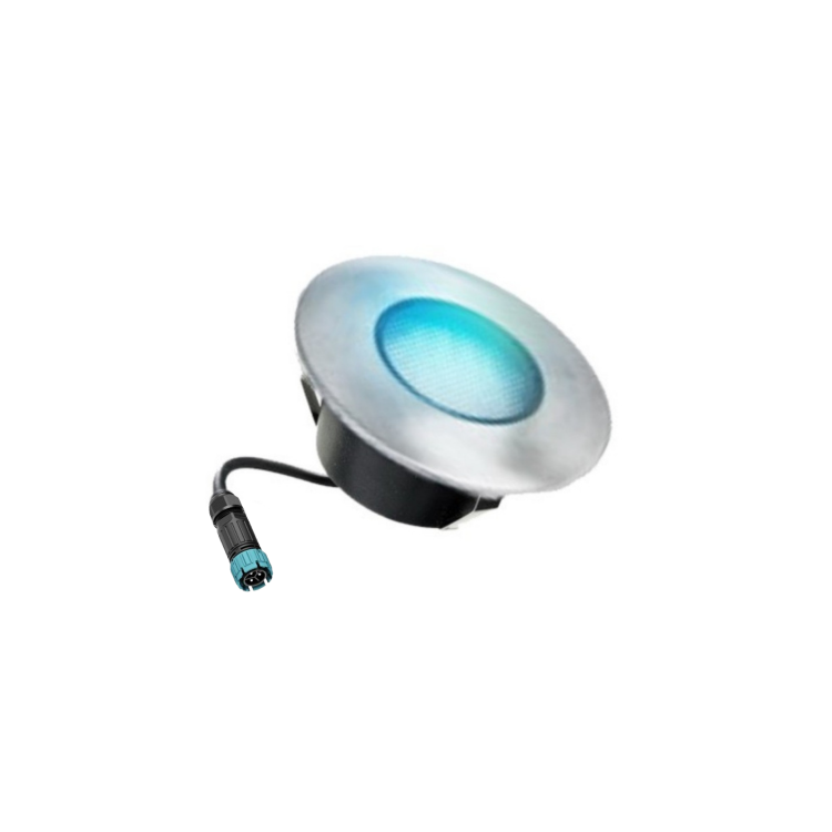 Balise Spot LED bleu à encastrer 9.6cm 65451 Easy Connect