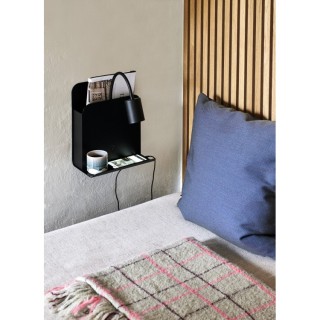Roomi | Applique murale | Noir