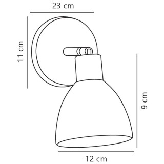 Ray | Applique murale | Chromé