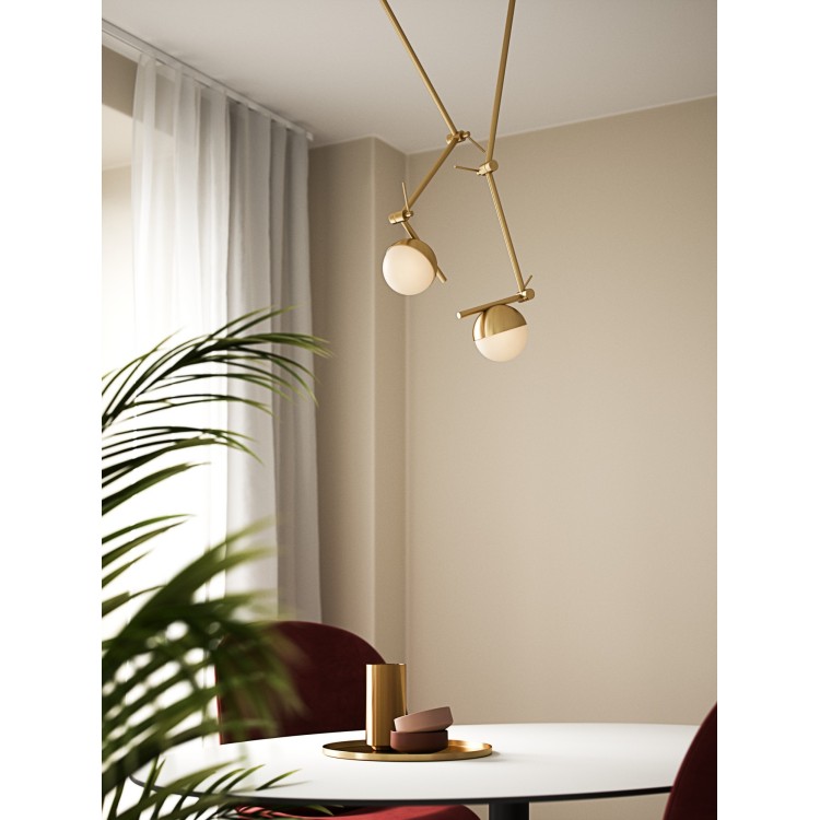 Contina | Applique murale | Laiton