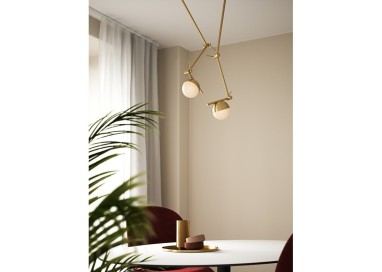 Contina | Applique murale | Laiton