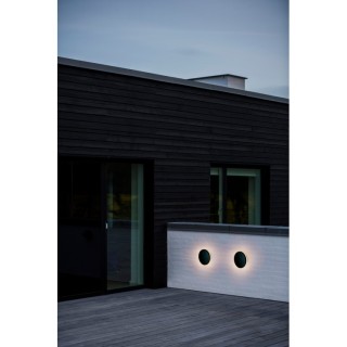 Artego Round | Applique murale | Noir