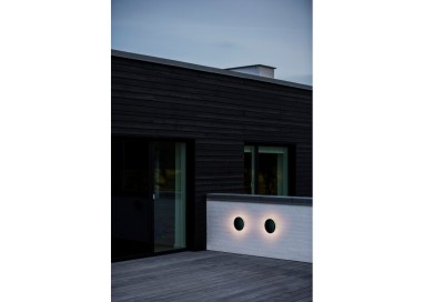 Artego Round | Applique murale | Noir