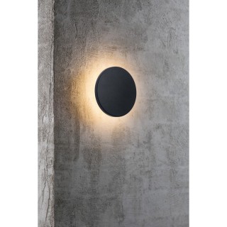 Artego Round | Applique murale | Noir
