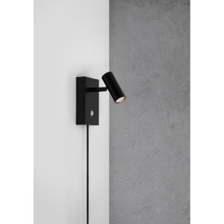 Omari | Applique murale | Noir