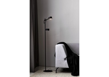 Clyde | Lampadaire | Noir