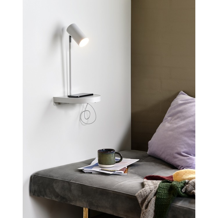 Cody | Applique murale | Blanc