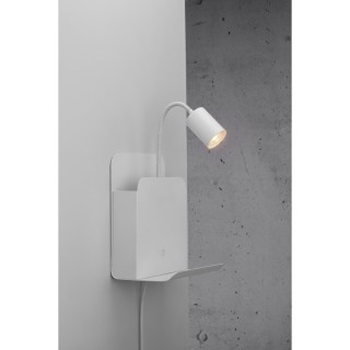 Roomi | Applique murale | Blanc