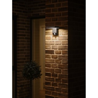 Rica Square Solar | Applique murale | Noir