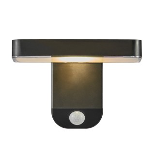 Rica Square Solar | Applique murale | Noir