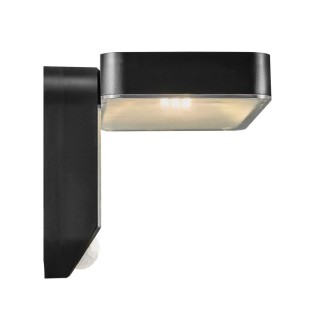 Rica Square Solar | Applique murale | Noir