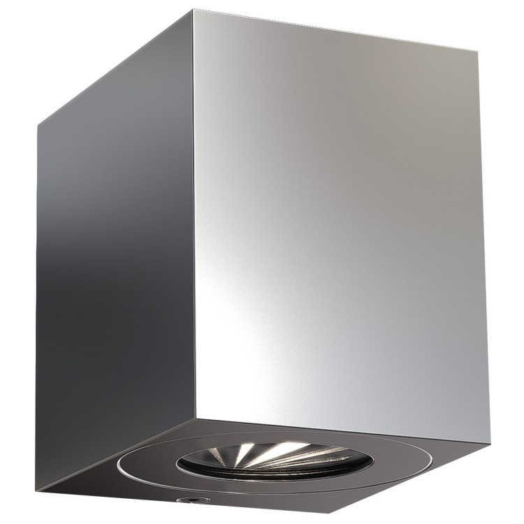 Canto Kubi 2 | Applique murale | Inox
