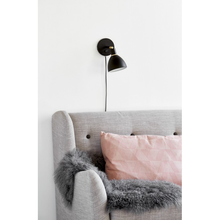 Ray | Applique murale | Noir