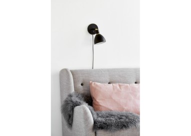 Ray | Applique murale | Noir