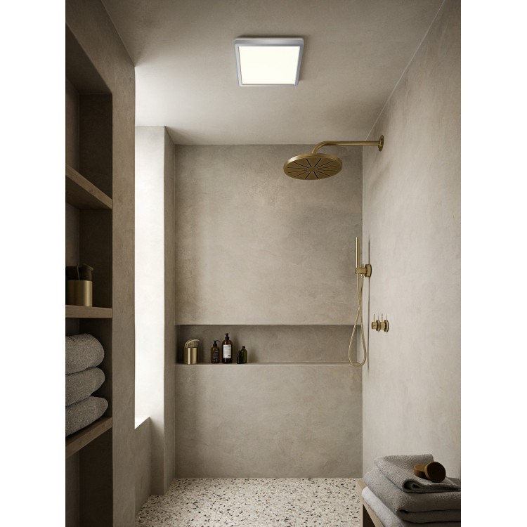 Oja 29 Square | IP54 3000/4000K | 3-Step | Plafonnier | Chromé