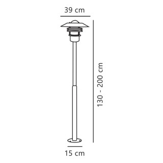 Vejers 2M | Potelet | Acier galvanisé