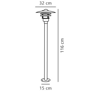 Lønstrup 32 | Potelet | Acier galvanisé