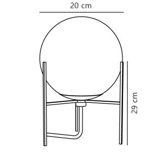 Alton 20 | Lampe à poser | Laiton