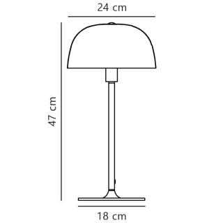 Cera | Lampe à poser | Laiton