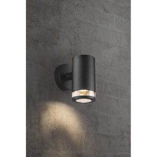 Birk Single | Applique murale | Noir