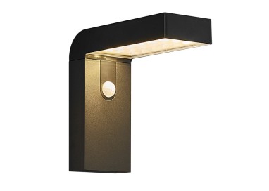 Alya Solar | Applique murale | Noir