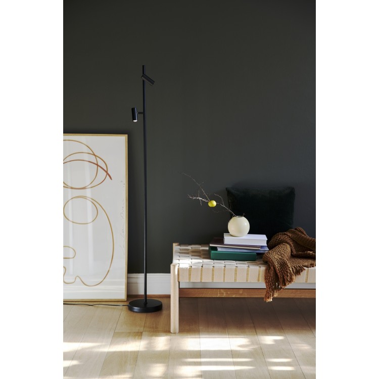 Omari | Lampadaire | Noir