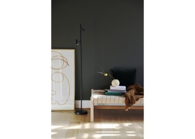 Omari | Lampadaire | Noir