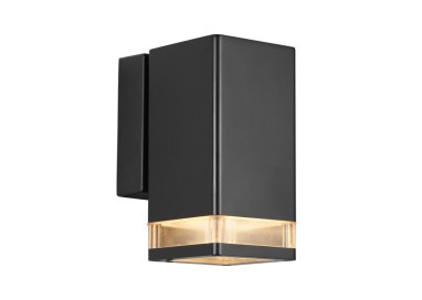 Elm Single | Applique murale | Noir