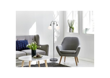 Ray Double | Lampadaire | Chromé