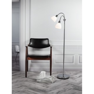 Ray Double | Lampadaire | Chromé