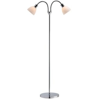 Ray Double | Lampadaire | Chromé