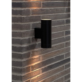 Tin Maxi Double | Applique murale | Noir