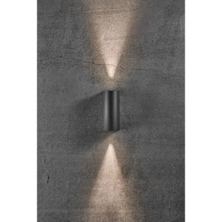 Asbol Round | Applique murale | Noir