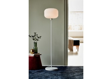 Milford | Lampadaire | Blanc