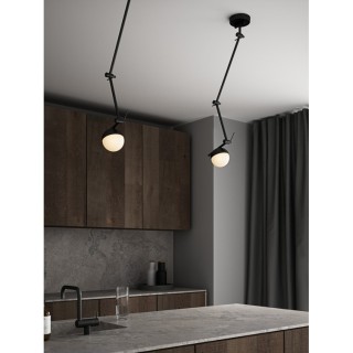 Contina | Applique murale | Noir
