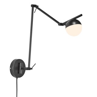 Contina | Applique murale | Noir