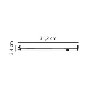 Renton 30 | Réglette | Blanc
