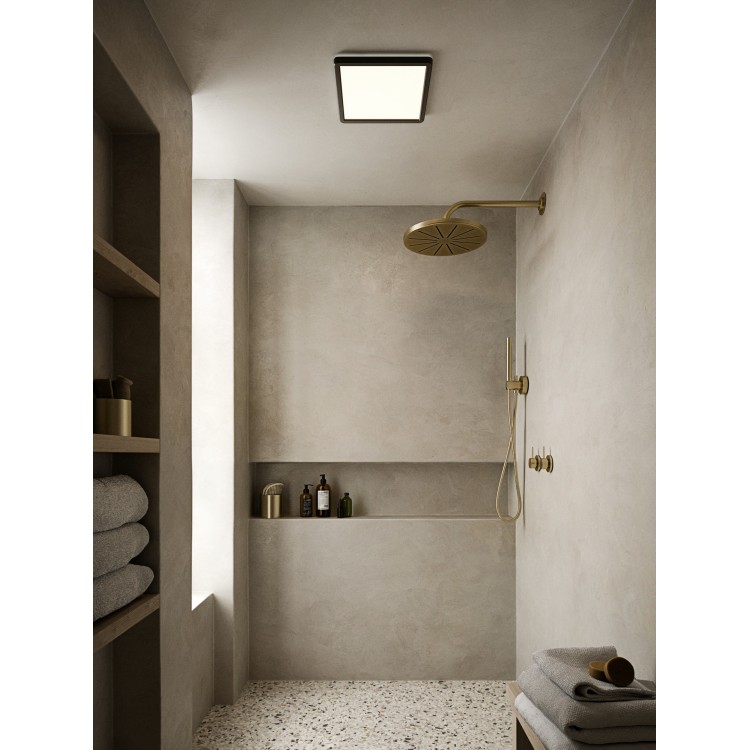 Oja 29 Square | IP54 3000/4000K | 3-Step | Plafonnier | Noir
